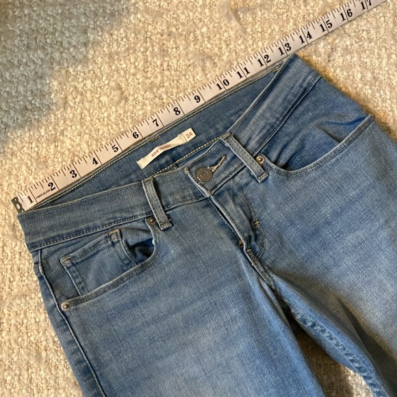 💕 Levi’s Size 24 524 Skinny Light Wash Jeans - Picture 6 of 13